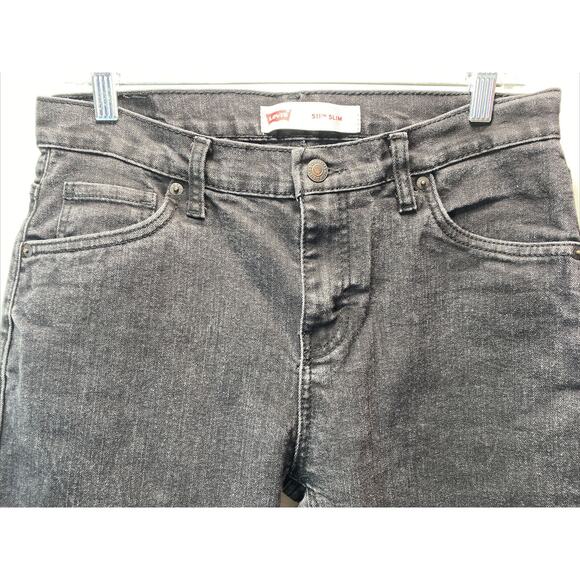 Levi's 511 Slim Stretch Black Jeans Boys Size 20R 30x30 - Picture 6 of 8